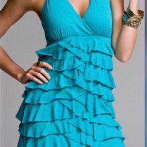 NWT turquoise express halter top dress